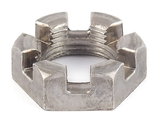 AP Products Spindle Nut, 1 Inch-14 Uns Thread, 6 Slot Spindle – 014-122081