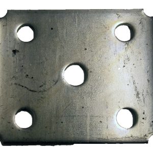 AP Products Leaf Spring Plate, Fits 2 Inch Width Slipper Spring, 3 Inch Tie Plate, Zinc Plated – 014-122226