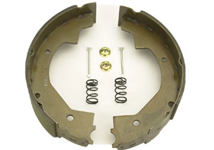 AP Products Trailer Brake Shoe, For 10 Inch Brake, With Primary and Secondary Shoe and Lining/ Hold Down Pins/ Cups and Springs – 014-136451
