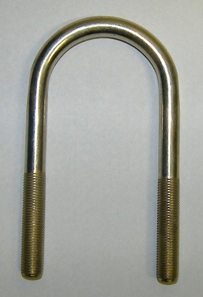 AP Products Leaf Spring Axle U Bolt, 4.00 Inch Length, 1-3/4 Inch Width, Round, 3/8 Inch – 24 Thread Size – 014-139737
