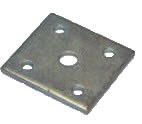 AP Products Leaf Spring Plate, Used for Mounting Springs to Axle, 1-3/4 Inch Square, Use 3/8 Inch U-Bolts – 014-139874