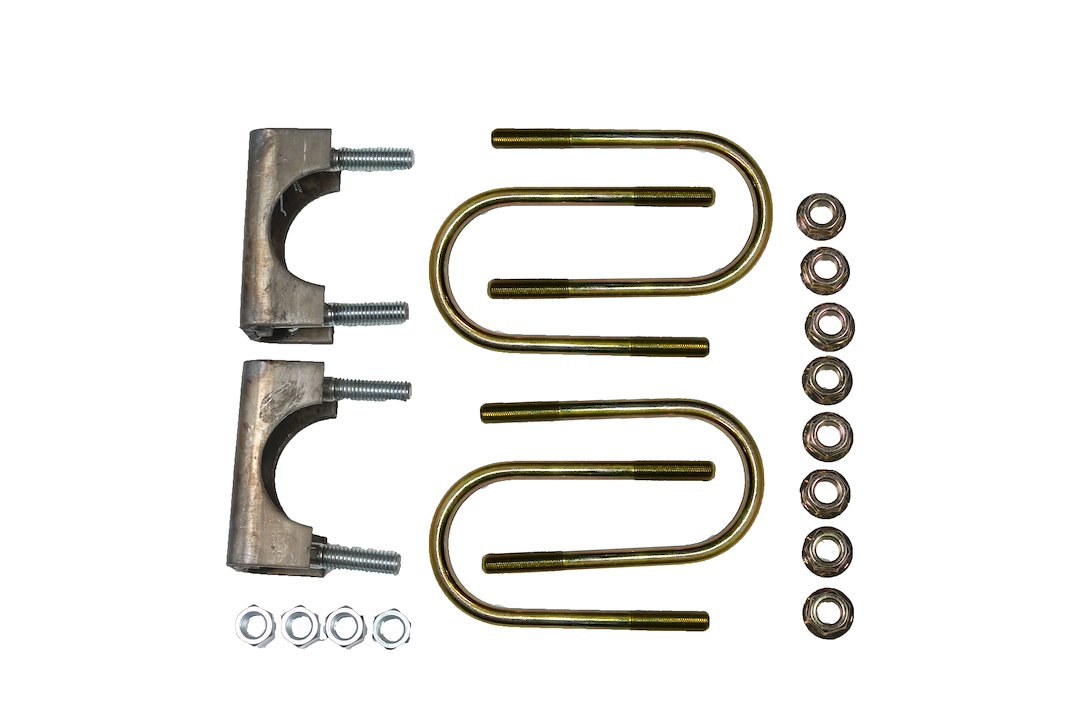 AP Products Leaf Spring Over Axle Conversion Kit, Fits 2-3/8 Inch Axle, With Four U Bolts/ Bottom Clamps/ Mounting Nuts – 014-146677