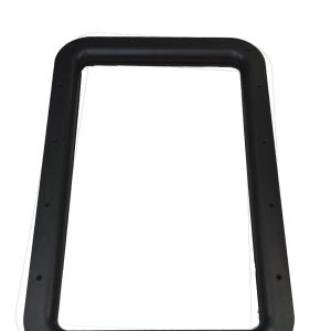 AP Products Entry Door Window Frame, Interior and Exterior Window Frame, Black, With Seal – 015-2014762