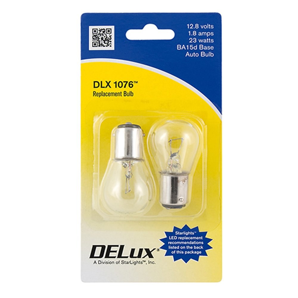 AP Products Multi Purpose Light Bulb, Incandescent, Double Contact Candelabra Bayonet Base, Sx 1076 Model Bulb, Set of 2 – 016-02-1076