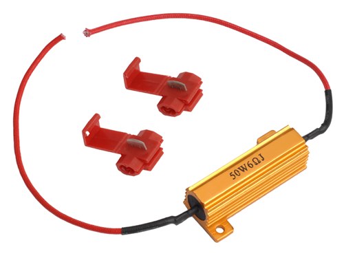 AP Products Light Bulb Resistor, 6 Ohm, 50 Watts, 2 Pack – 016-157LR