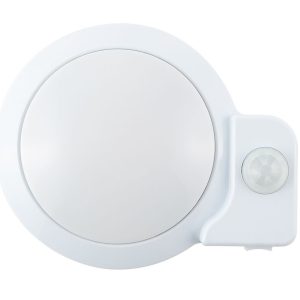 AP Products Interior Light – LED, Starlights ™, Solarion 300 ™ LED Motion Sensor Light, 4-7/8 Inch Diameter, Brushed Nickel – 016-SON 301