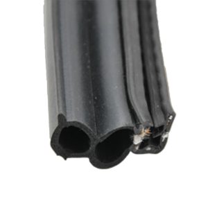 AP Products Door Window Channel Seal, Double Bulb Seal Type, Mounts with Slide on Clip – 018-181-BB