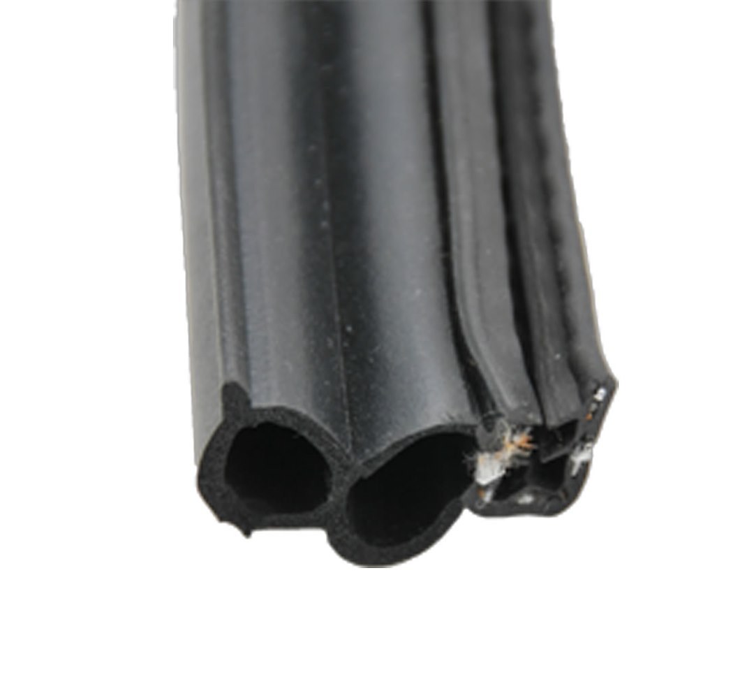 AP Products Door Window Channel Seal, Double Bulb Seal Type, Mounts with Slide on Clip – 018-181-BB