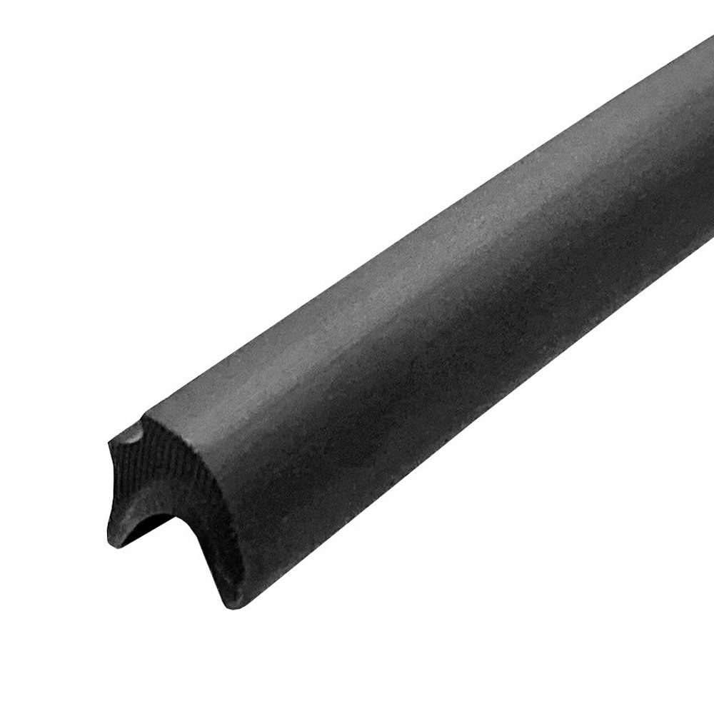 AP Products Door Window Channel Seal, 9/16 Inch Width X 7/16 Inch Height X 12 Foot Length, Black Rubber – 018-3337-12