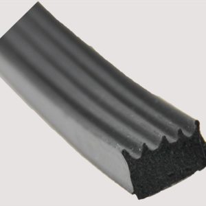 AP Products Door Window Channel Seal, Foam Type Seal, Mounts with Adhesive Backing, 5/8 Inch Width X 3/8 Inch Height X 50 Foot Length, Black – 018-523
