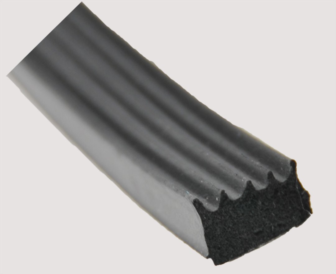 AP Products Door Window Channel Seal, Foam Type Seal, Mounts with Adhesive Backing, 5/8 Inch Width X 3/8 Inch Height X 50 Foot Length, Black – 018-523