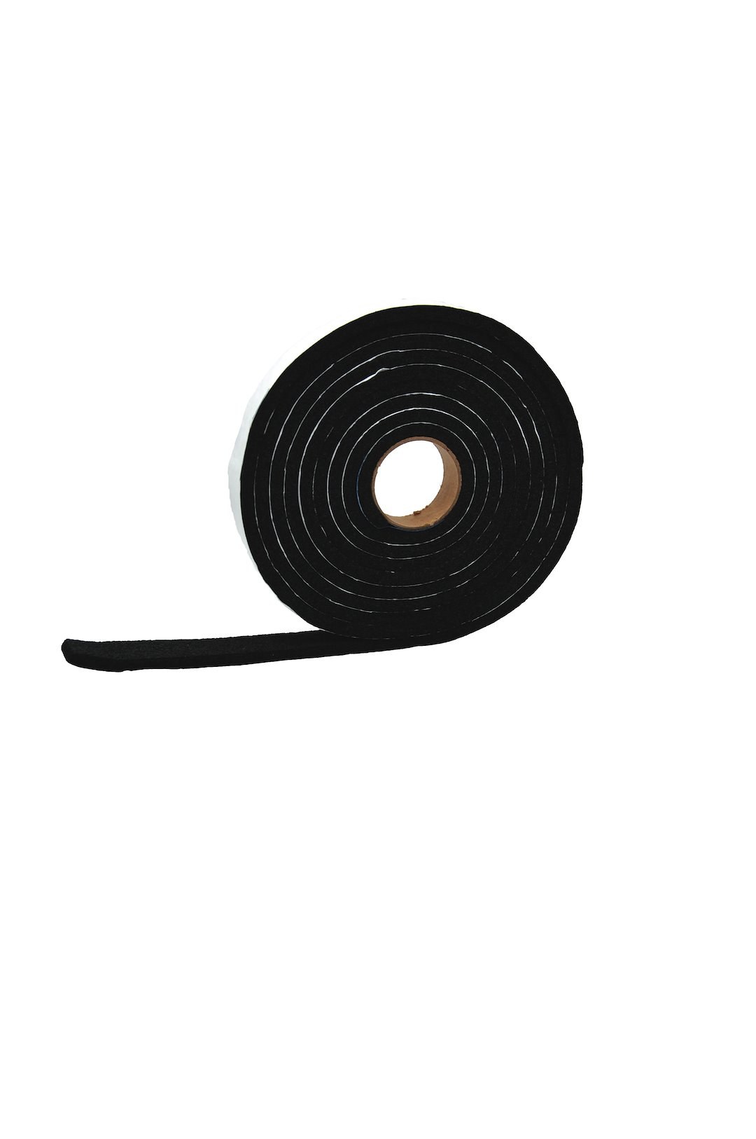 AP Products Multi Purpose Weather Stripping, Roll, 5/32 Inch Thickness X 1 Inch Width X 50 Foot Length, Black, Single – 018-532150