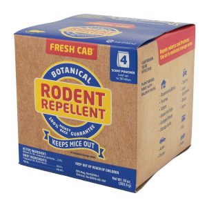 AP Products Pest Repellent, Fresh Cab, Use to Repel Rodents, Odorant Pouch, Biodegradable Material, Hanging Pouch, Woodsy Scent – 020-126