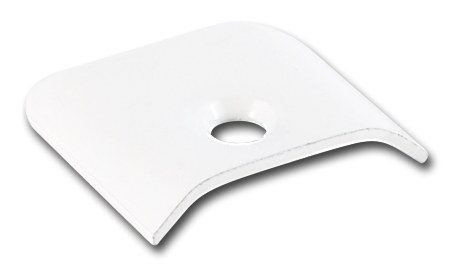 AP Products Side Molding End Cap, Polar White, Aluminum, 1-3/8 Inch X 1-1/4 Inch, 10 Per Carton – 021-39201