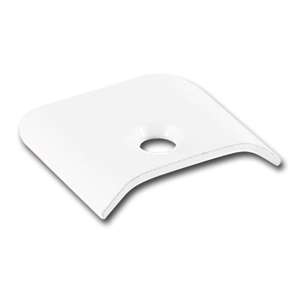 AP Products Side Molding End Cap, Polar White, Aluminum, 1-3/8 Inch X 1-1/4 Inch, Single/ Bulk – 021-39201-BULK