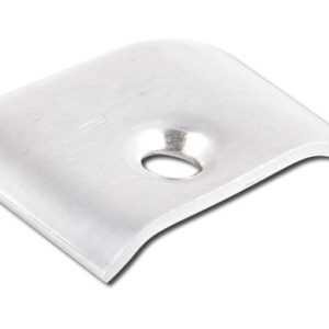AP Products Side Molding End Cap, Mill, Aluminum, 10 Per Carton – 021-39203