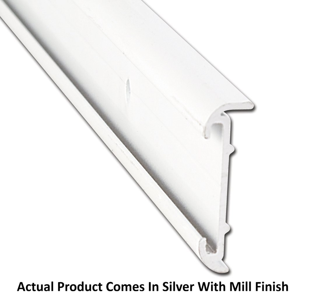 AP Products Trim Molding, Short Lip Insert Type, 1-3/16 Inch Thickness X 2/5 Inch Width X 16 Foot Length, Silver with Mill Finish – 021-51603-16