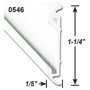 AP Products Trim Molding, Flat Trim Type, With Insert Section (trim/ Screw Cover Is Separate) – 021-54602-8