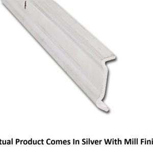 AP Products Trim Molding, Seam Binder Type, 13/16 Inch Width X 3/16 Inch Thickness X 14 Foot Length, Silver with Mill Finish, Aluminum – 021-59803-14