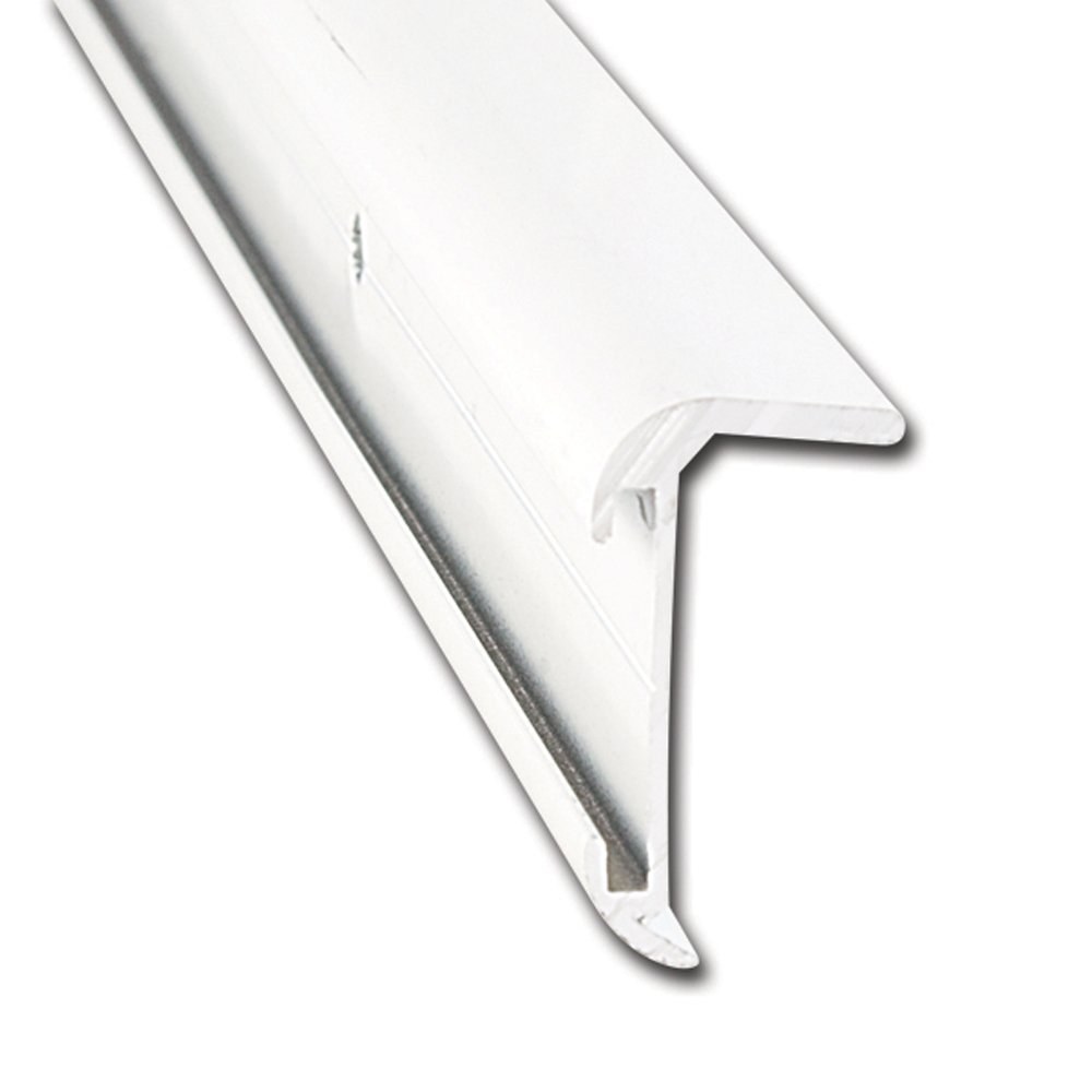 AP Products Trim Molding, Insert Corner Molding, With Insert, 1-1/5 Inch Height X 3/5 Inch Width X 16 Foot Length, Polar White – 021-85001-16