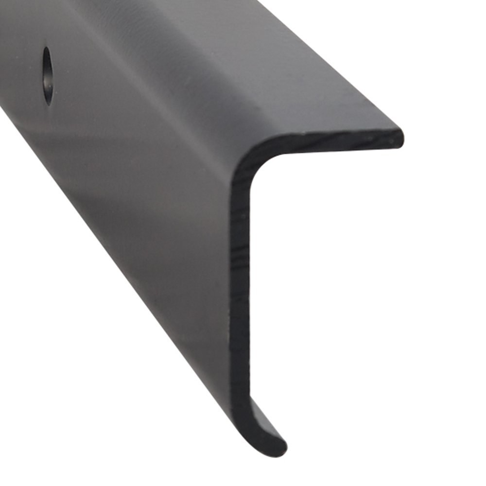 AP Products Trim Molding, Long Leg Non Insert Trim Type, 1-2/5 Inch Height X 3/4 Inch Width X 16 Foot Length, Black, Aluminum – 021-86102-16