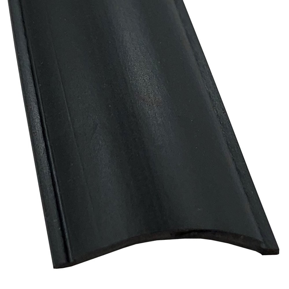 AP Products Trim Molding Insert, Used for Doors/ Trim Molding and Windows, 7/8 Inch Width X 50 Foot Length, Plastic, Black, Flexible Roll – 011-408