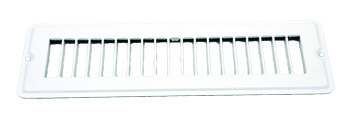 AP Products Heating/ Cooling Register, 2-1/4 Inch Width X 10 Inch Length, 3-5/8 Inch Width Overall X 11-3/8 Length Overall, Without Damper – 013-642