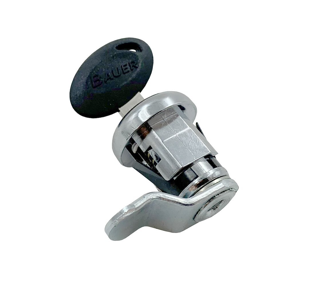 AP Products Lock Cylinder, Used for Outside Shower Door, Keyed Baeur Cam Lock, Key Code 351, Single with Key – 138