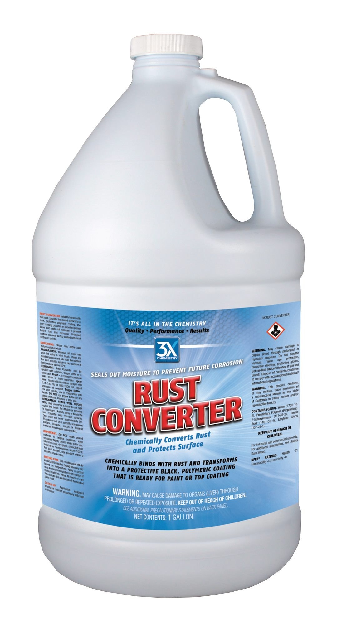 AP Products Rust Converter, Used as Rust Neutralizer and Converts Rusted Surface to a Dark and Protective Polymeric Coating, Brush on, 128 Ounce – 210