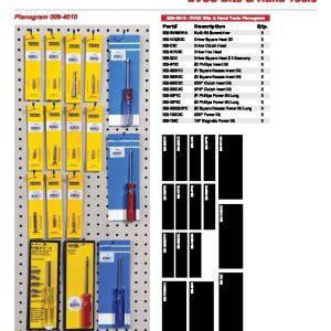 AP Products Plan-O-Gram, Evco Bits and Hand Tools – 009-4010