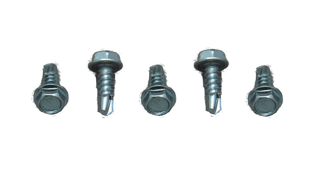 AP Products Screw, Self Tapping Type, #8 X 1/2 Inch Length, Unslotted Hex Washer Head, Case of 50, Zinc Coated – 012-DP50 8X1/2
