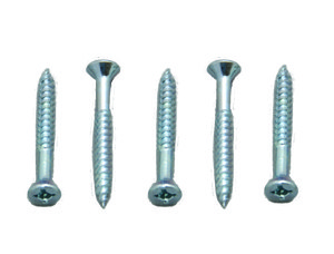 AP Products Screw, Self Tapping Type, #8 X 3 Inch Length, Square Recessed Flat Head, Case of 50, Zinc Coated – 012-FSQ50Z 8 X 3