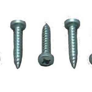 AP Products Screw, Machine Screw, 8 Inch X 1 Inch Length, Square Recessed Pan Head, Case of 500, Zinc Plated – 012-PSQ500 8 X 1
