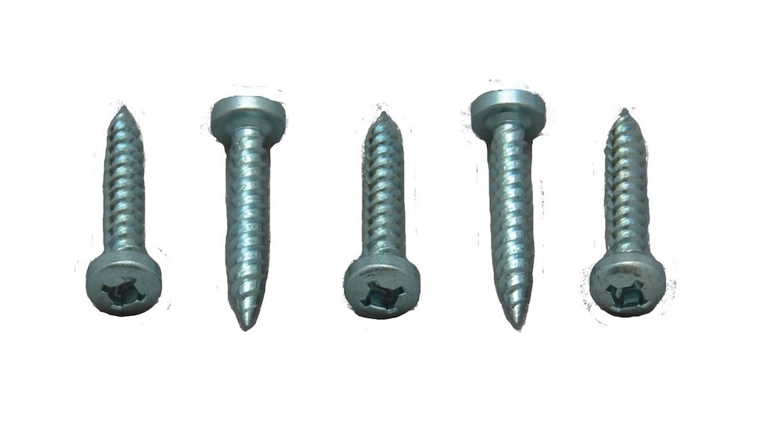 AP Products Screw, Self Tapping Type, 8 Inch X 1 Inch Length, Square Recessed Pan Head, Case of 50, Zinc Plated – 012-PSQ50 8 X 1