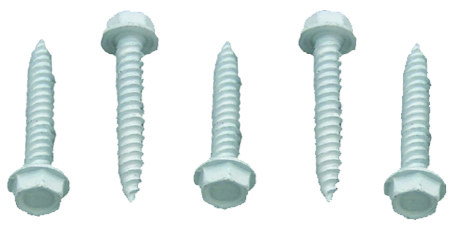 AP Products Screw, Self Tapping Sheet Metal Screw, #8 X 1 Inch Length, Unslotted Hex Washer Head, Pack of 500, Polar White – 012-TR500W 8 X 1