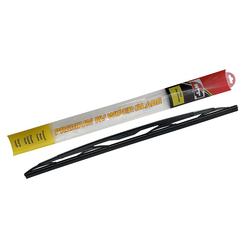 AP Products Windshield Wiper Blade, Wiper Technologies, 32 Inch Length, Heavy Duty, Single Blade, Black, With Metal Frame, Universal – WT6-32
