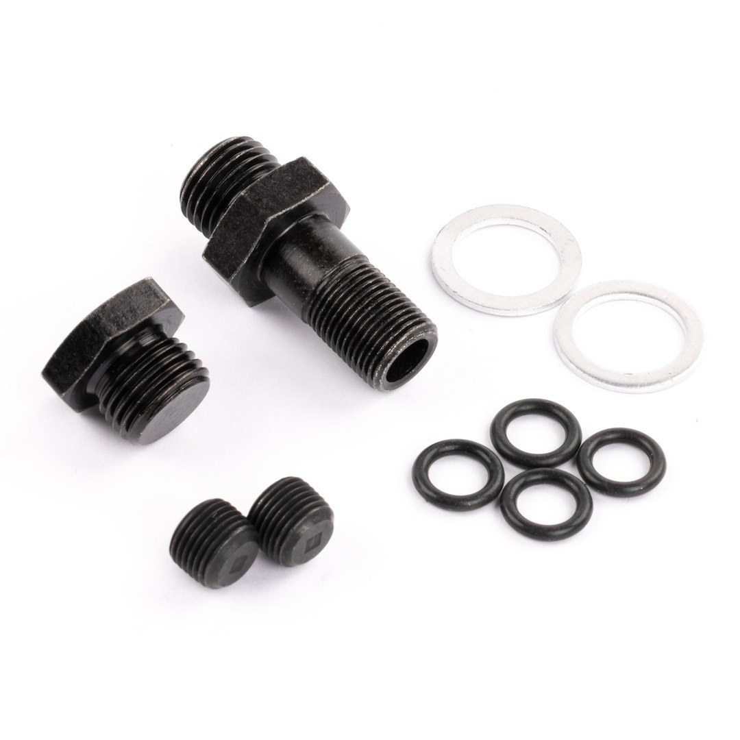 Aem Electron Fuel Injector Rail, High Volume, Anodized, Black, Aluminum, 1/2 Inch Bore Diameter, 9/16-18 Inch Threads, Single – 25-103BK