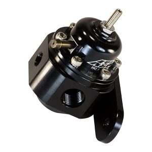 Aem Electron Fuel Pressure Regulator, 20-150 PSI, -6 AN Inlet/Stock Outlet, Gasoline, Anodized, Aluminum, With Regulator/ Fittings – 25-302BK