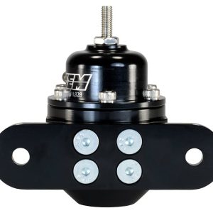Aem Electron Fuel Pressure Regulator, 20-150 PSI, -6 AN Inlet/Stock Outlet, Gasoline, Anodized, Aluminum, With Regulator/ Fittings – 25-302BK