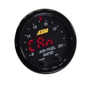 Aem Electron Gauge Air/ Fuel Ratio, X Series, Round, IN Dash 2-1/16 Inch, Gasoline, 8 to 20 Range, Digital Display – 30-0300