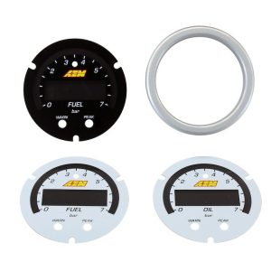 Aem Electron Gauge Face Overlay, X Series, White, For Use with Aem Part Number 30-0301 – 30-0301-ACC