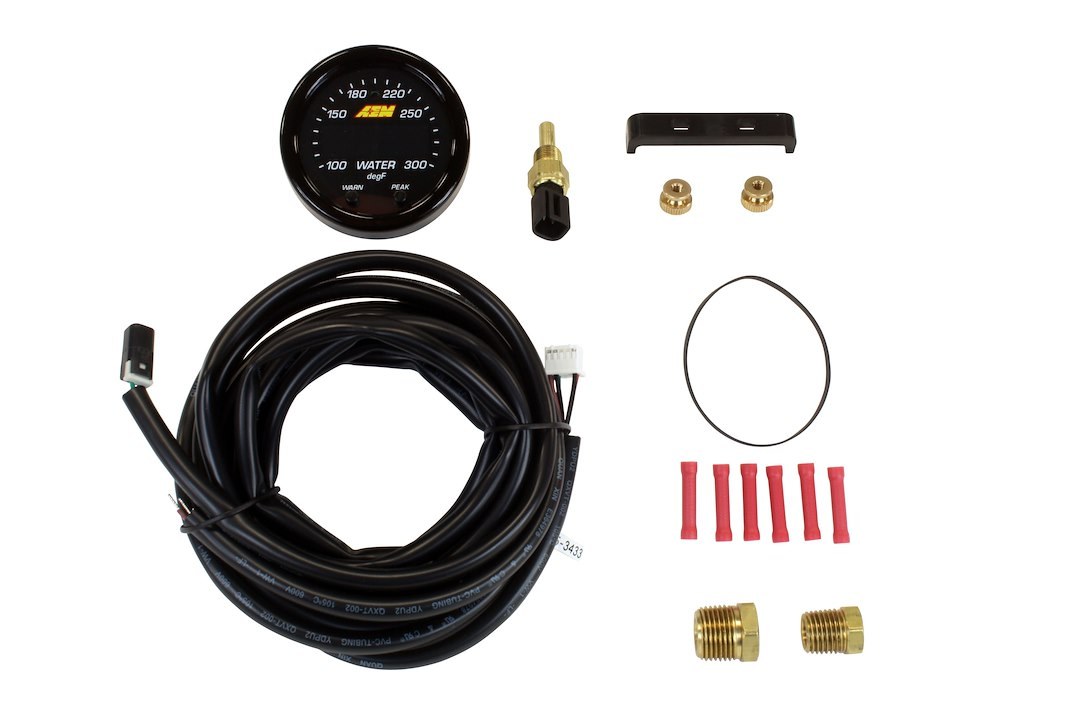 Aem Electron Gauge Oil Temp/ Trans Temp/ Water Temp, X Series – 30-0302