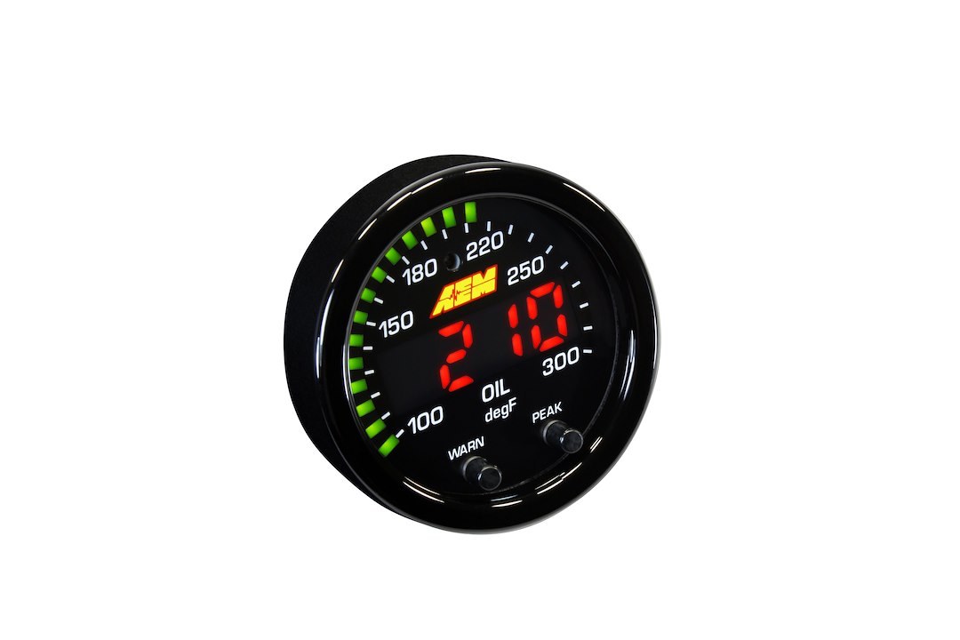 Aem Electron Gauge Oil Temp/ Trans Temp/ Water Temp, X Series – 30-0302