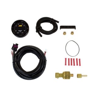 Aem Electron Gauge Boost/ Fuel Pressure, X Series, Single Gauge That Can Be Used to Display Either Boost or Fuel Pressure, 2-1/16 Inch – 30-0309