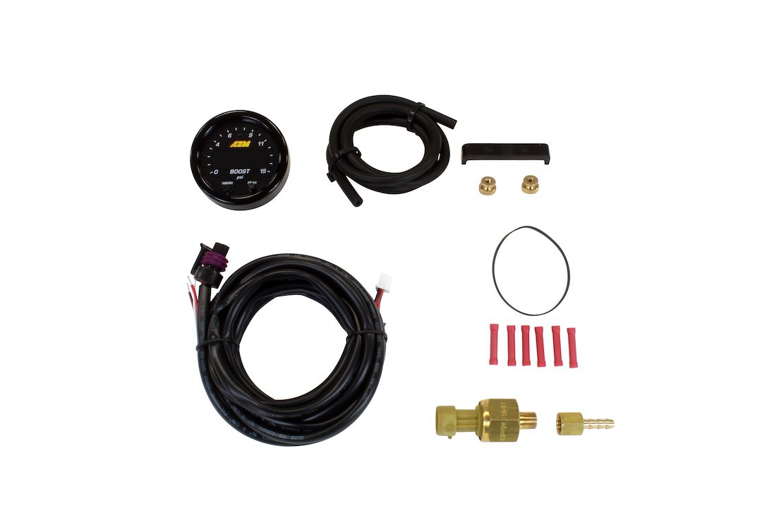 Aem Electron Gauge Boost/ Fuel Pressure, X Series, Single Gauge That Can Be Used to Display Either Boost or Fuel Pressure, 2-1/16 Inch – 30-0309