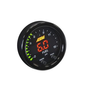 Aem Electron Gauge Boost/ Fuel Pressure, X Series, Single Gauge That Can Be Used to Display Either Boost or Fuel Pressure, 2-1/16 Inch – 30-0309