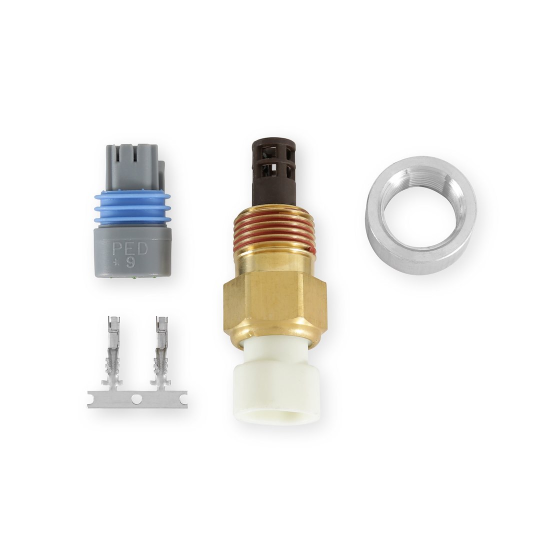 Aem Electron Air Charge Temperature Sensor, Air Inlet Temperature Sensor Kit, For Use with Aem Electronics Systems, 3/8 Inch NPT Male Thread – 30-2010