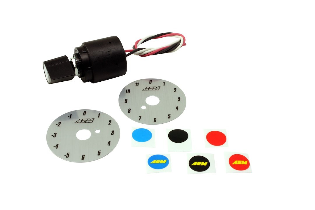Aem Electron Potentiometer, 12 Position, 14.3K Ohms Total Resistance, 3/8 Inch Mounting Hole Needed – 30-2056
