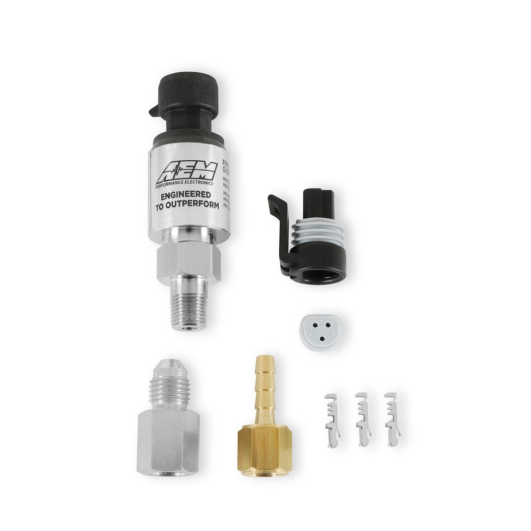 Aem Electron Manifold Absolute Pressure Sensor, Universal, Bosch Style, 3-1/2 BAR/50 Psia – 30-2130-50