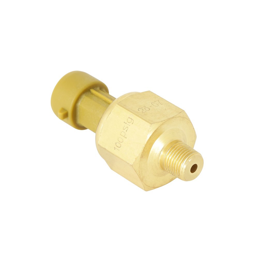 Aem Electron Gauge Pressure Sensor, 0-100 PSI, 1/8 Inch NPT Male Threads, With 12 Inch Flying Lead Connector/ 100 Psig Brass Sensor – 30-2131-100